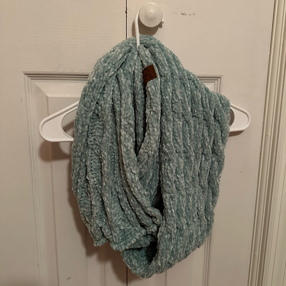 C.C Soft Cable Knit Infinity Scarf